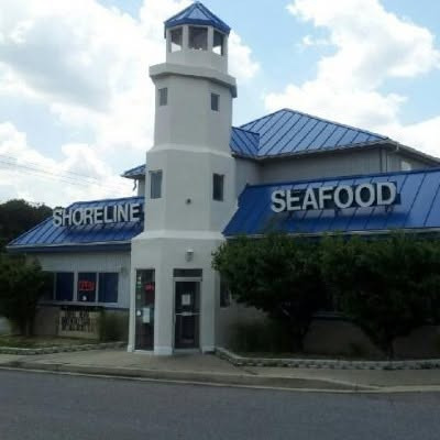 The former Shoreline Seafood retail store on Route 3 in Gambrills, with its lighthouse tower